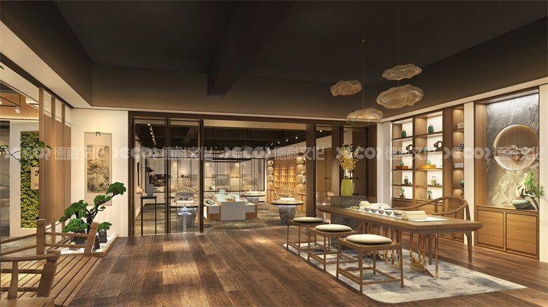 茶文化展館如何設計一個適合展示茶葉與社會民生的關系的展示區域？