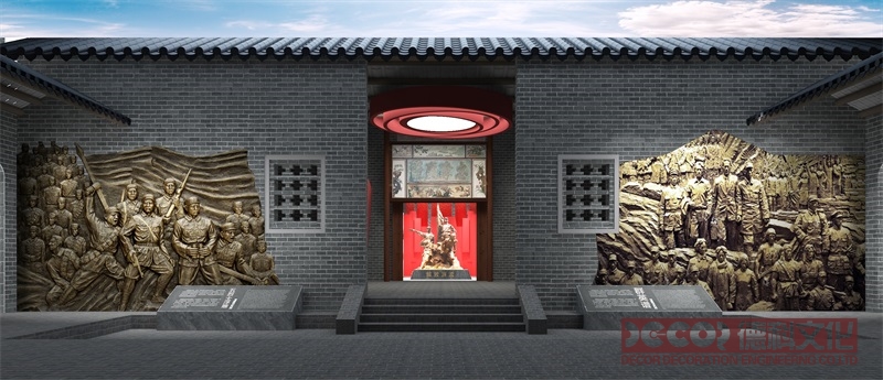 紅色展館設(shè)計(jì)的展覽區(qū)應(yīng)該如何布局？